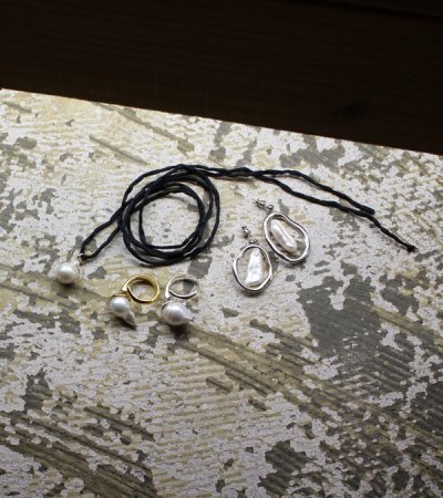 画像24: シルクコード×パールネックレス　Silkcord x Pearl Necklace