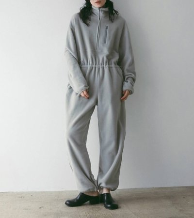 画像1: フリースハーフジップコンビネゾン　Fleece Halfzip Combinaison