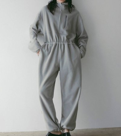 画像7: フリースハーフジップコンビネゾン　Fleece Halfzip Combinaison