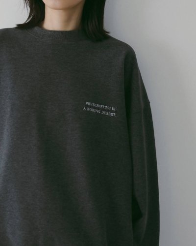 画像14: エンブロイダリーロゴスウェット　Embroidery Logo Sweat