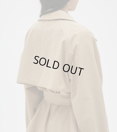 画像6: スプリングショートトレンチ　Spring Short Trench