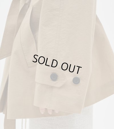 画像5: スプリングショートトレンチ　Spring Short Trench