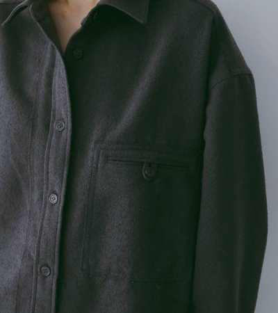 画像14: ネップオーバーシャツ　Nep Over Shirts