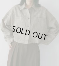 チェックショートシャツ　Check Short Shirts