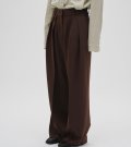 タックワイドトラウザーズ　Tuck Wide Trousers
