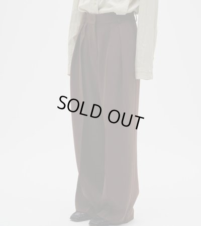画像1: タックワイドトラウザーズ　Tuck Wide Trousers