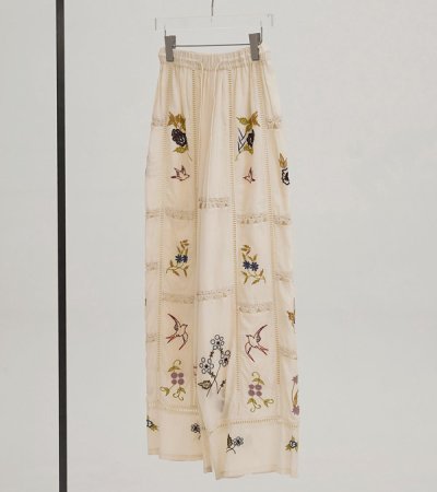 画像2: エンブロイダリーパッチワークトラウザーズ　Embroidery Patchwork Trousers
