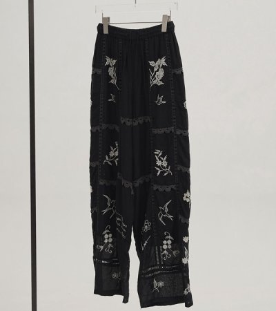 画像4: エンブロイダリーパッチワークトラウザーズ　Embroidery Patchwork Trousers