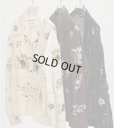 画像2: エンブロイダリーパッチワークシャツ　Embroidery Patchwork Shirts