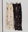 エンブロイダリーパッチワークトラウザーズ　Embroidery Patchwork Trousers