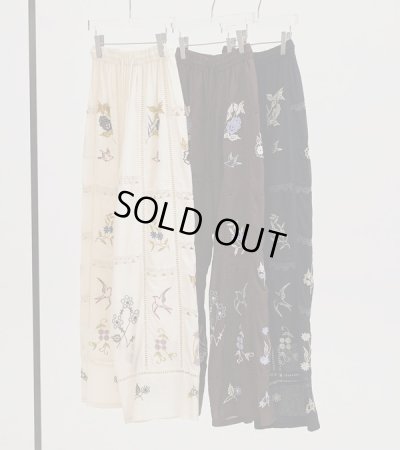 画像2: エンブロイダリーパッチワークトラウザーズ　Embroidery Patchwork Trousers
