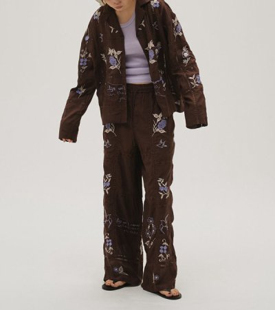 画像8: エンブロイダリーパッチワークトラウザーズ　Embroidery Patchwork Trousers