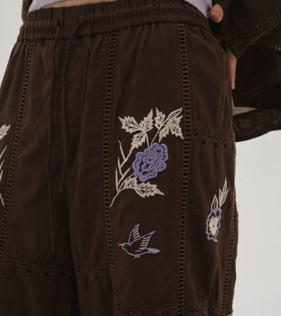 画像12: エンブロイダリーパッチワークトラウザーズ　Embroidery Patchwork Trousers