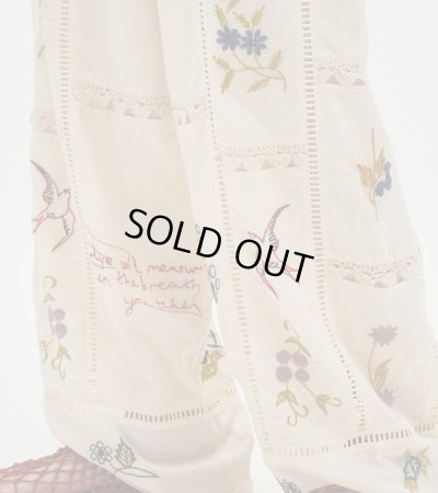 画像7: エンブロイダリーパッチワークトラウザーズ　Embroidery Patchwork Trousers