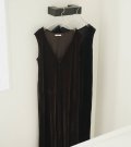 ベロアVネックコンビネゾン　Velour Vneck Combinaison