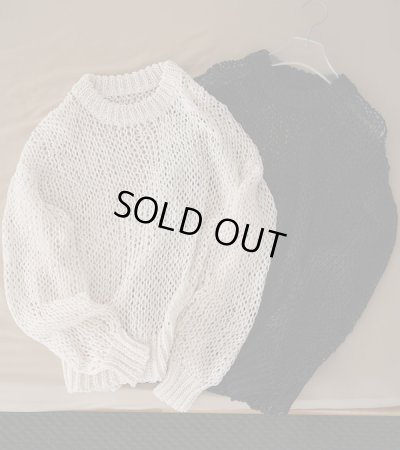 画像2: テープヤーンルーズニット　Tapeyarn Loose Knit