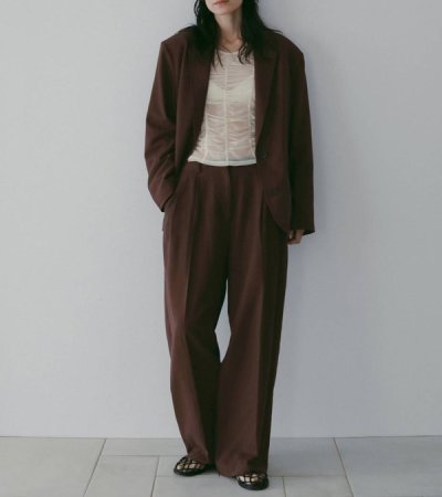 画像9: リネンタックパンツ　Linen Tuck Pants