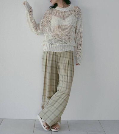 画像9: テープヤーンルーズニット　Tapeyarn Loose Knit