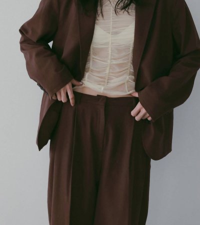 画像10: リネンタックパンツ　Linen Tuck Pants