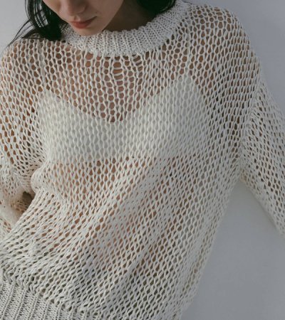 画像6: テープヤーンルーズニット　Tapeyarn Loose Knit