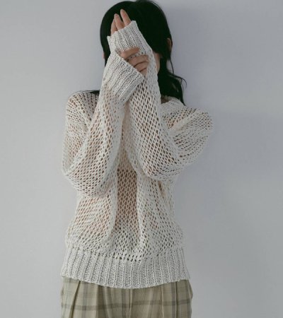 画像7: テープヤーンルーズニット　Tapeyarn Loose Knit
