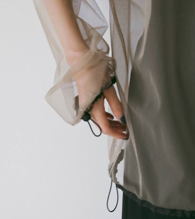 画像12: チュールジップブルゾンTulle Zip Blouzon