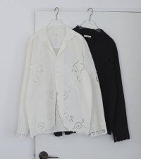 カットワークオープンカラーシャツ　Cutwork Opencollar Shirts
