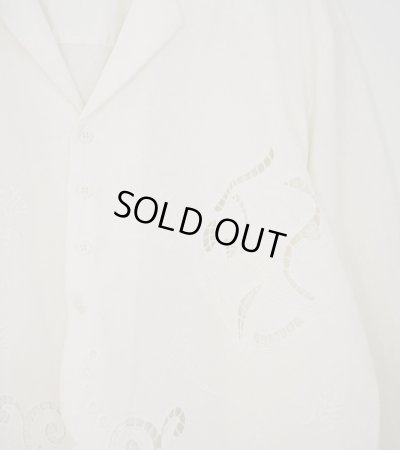 画像6: カットワークオープンカラーシャツ　Cutwork Opencollar Shirts