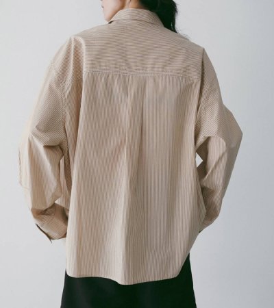 画像14: ストライプオーバーシャツ　Sjripe Over Shirts
