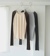 シアーラグランティーシャツ　Sheer Raglan T-Shirts
