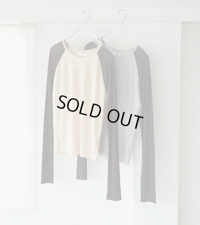 画像1: シアーラグランティーシャツ　Sheer Raglan T-Shirts