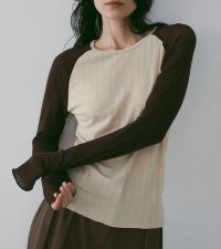 シアーラグランティーシャツ　Sheer Raglan T-Shirts
