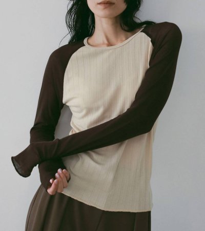 画像5: シアーラグランティーシャツ　Sheer Raglan T-Shirts