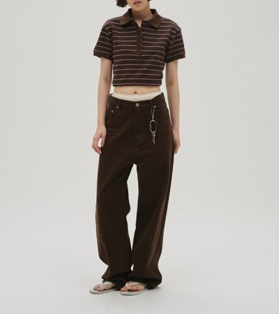 画像10: ボーダーポロトップス　Border Polo Tops