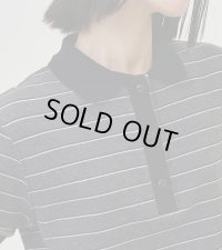 ボーダーポロトップス　Border Polo Tops