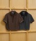 画像1: ボーダーポロトップス　Border Polo Tops (1)