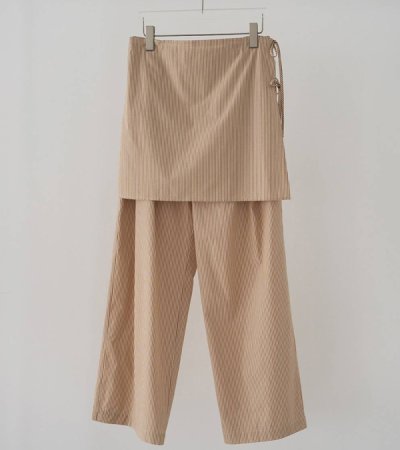 画像4: ストライプレイヤードパンツ　Stripe Layered Pants