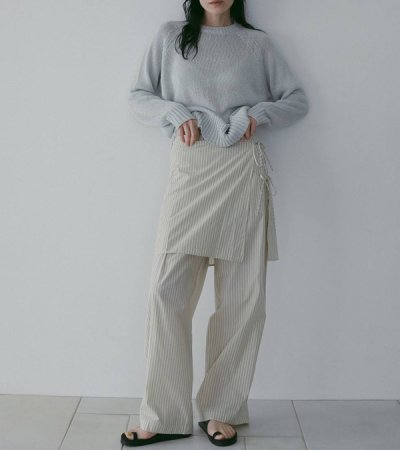 画像10: ストライプレイヤードパンツ　Stripe Layered Pants