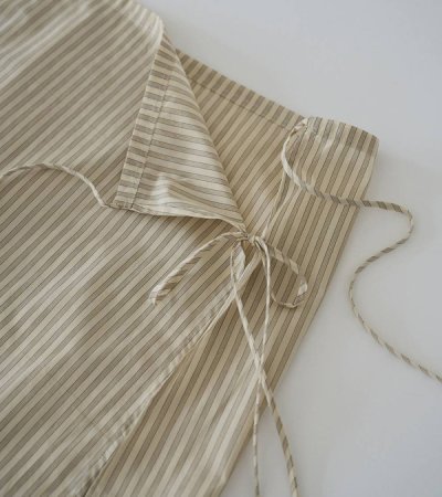 画像6: ストライプレイヤードパンツ　Stripe Layered Pants