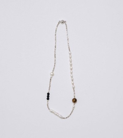 画像1: アシンメトリーパールチョーカー　Asymmetry Pearl Choker