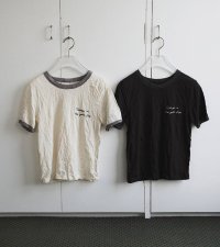 レタリングワッシャーティーシャツ　Lettering Washer T-Shirts