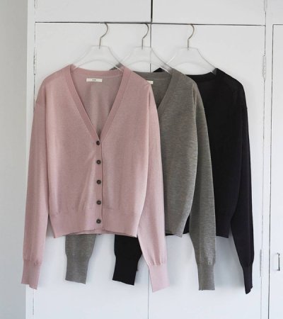 画像1: ハイゲージシアーカーディガン　Highgauge Sheer Cardigan