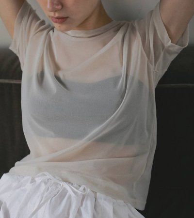 画像8: シアーチュールティーシャツ　Sheer Tulle T-Shirts