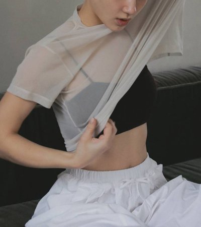 画像7: シアーチュールティーシャツ　Sheer Tulle T-Shirts