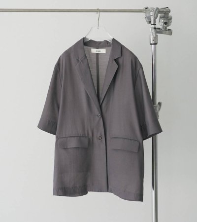 画像2: シアーハーフスリーブジャケット　Sheer Halfsleeve Jacket