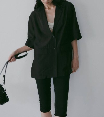 画像11: シアーハーフスリーブジャケット　Sheer Halfsleeve Jacket