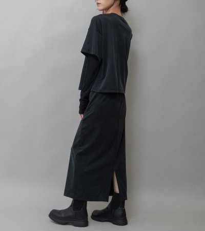 画像4: サテンジャージータイトスカート