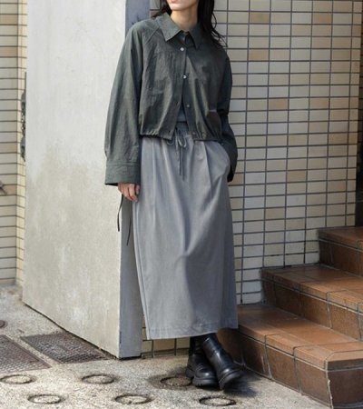 画像7: サテンジャージータイトスカート