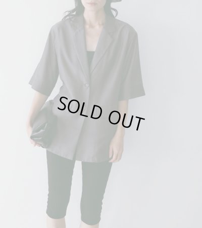 画像1: シアーハーフスリーブジャケット　Sheer Halfsleeve Jacket