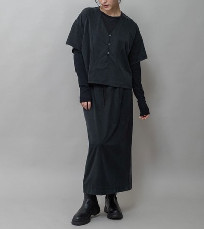 画像2: サテンジャージータイトスカート